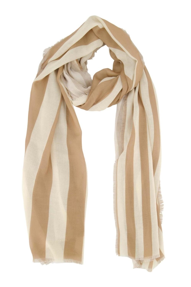 SJAAL MET STREEP 0307 036 7066 OFF WHITE/TAUPE